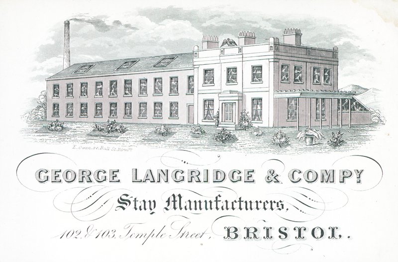 Cartão de comércio, George Langridge & Company de English School