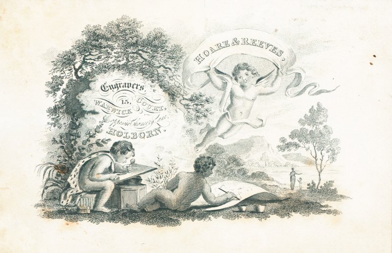 Cartão de comércio, Hoare & Reeves de English School