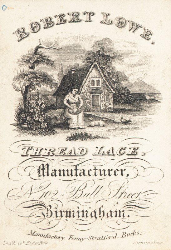 Cartão de comércio, Robert Lowe de English School