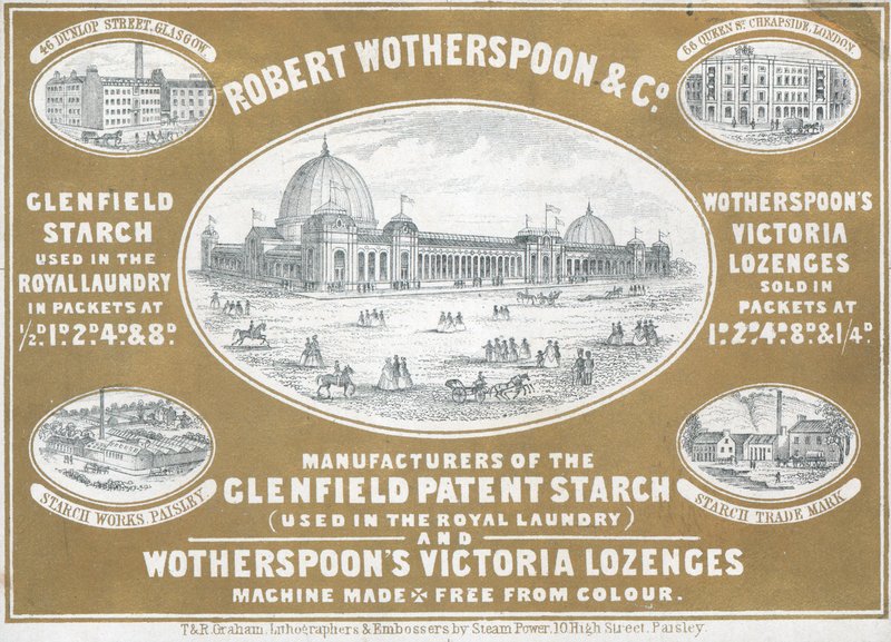 Cartão de comércio, Robert Wotherspoon & Co de English School