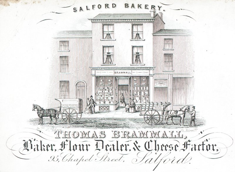 Cartão de comércio, Thomas Brammall de English School