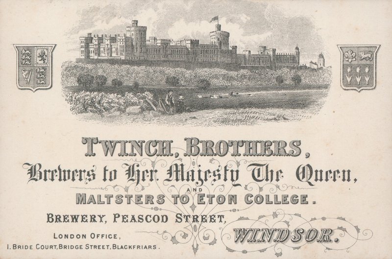 Cartão de comércio, Twinch Brothers de English School