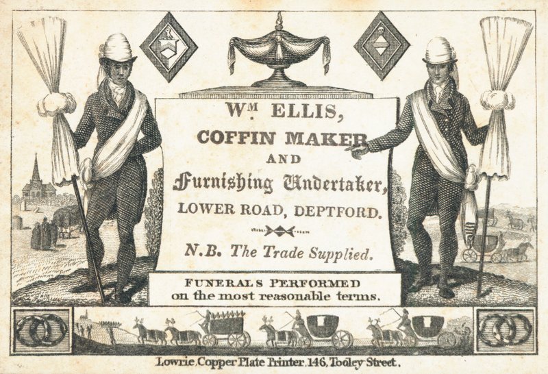 Cartão de comércio, William Ellis de English School