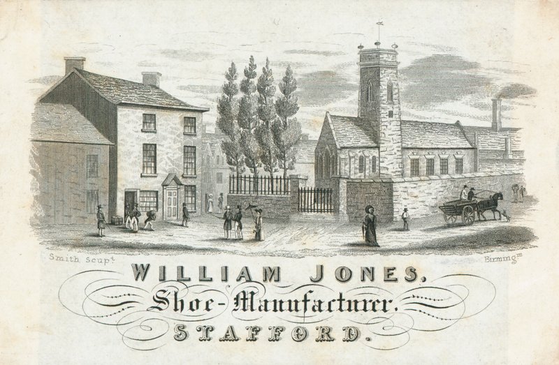 Cartão de comércio, William Jones de English School