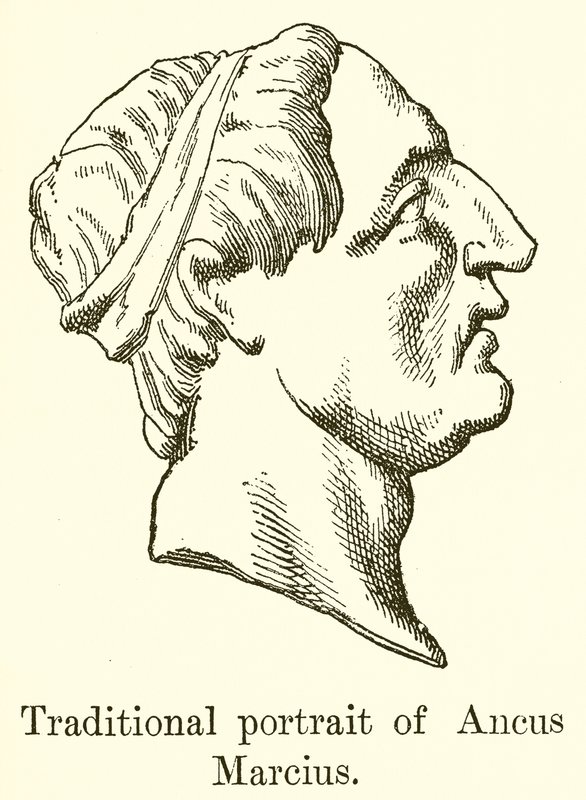 retrato tradicional de Marcius de English School