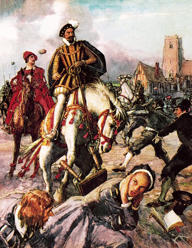 Tragédia no dia de São Bartolomeu, 1572 de English School