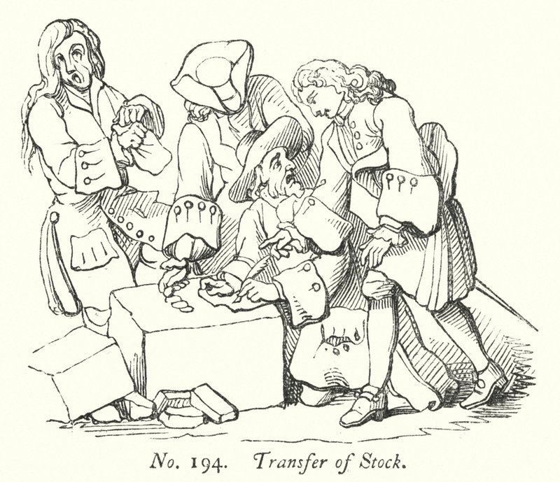 Transferência de estoque (gravura) de English School