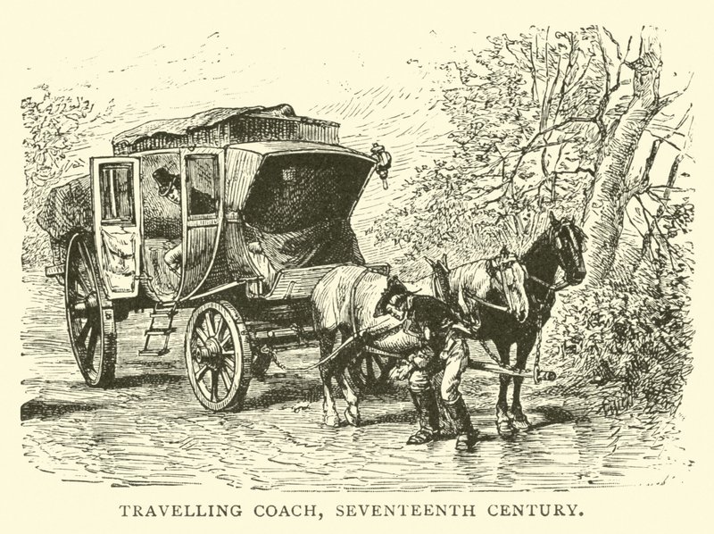 Treinador viajante, século XVII de English School