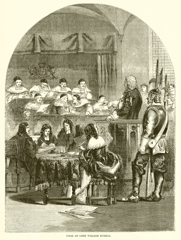 Julgamento de Lord William Russell de English School