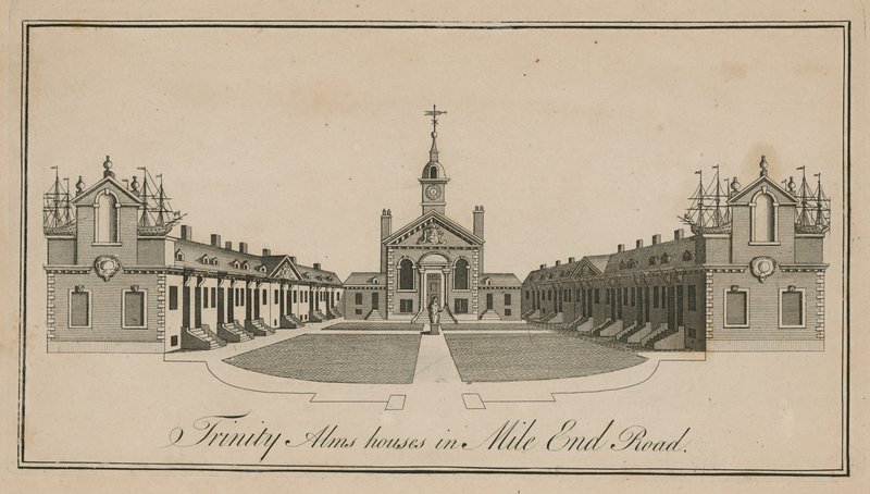 Trinity Alms Houses em Mile End Road de English School