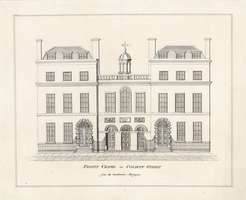 Capela da Trindade, Conduit Street, Londres de English School