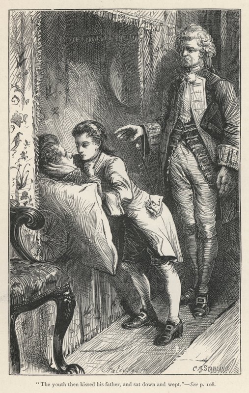 Tristram Shandy, The Death Of Le Fevre (gravura) de English School
