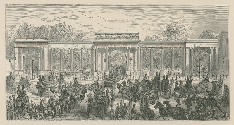 Arco triunfal, canto hyde park, londres de English School