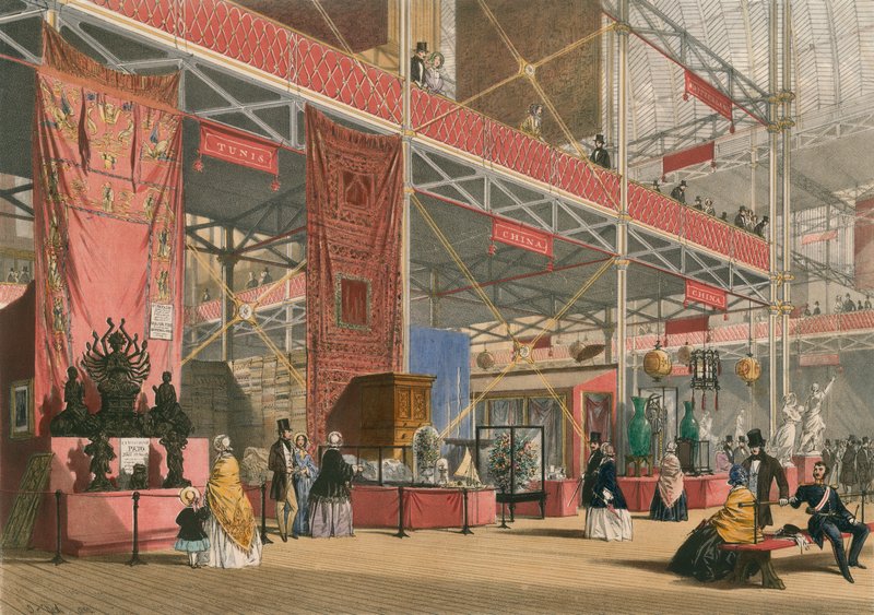 Túnis e China, a Grande Exposição de 1851 de English School