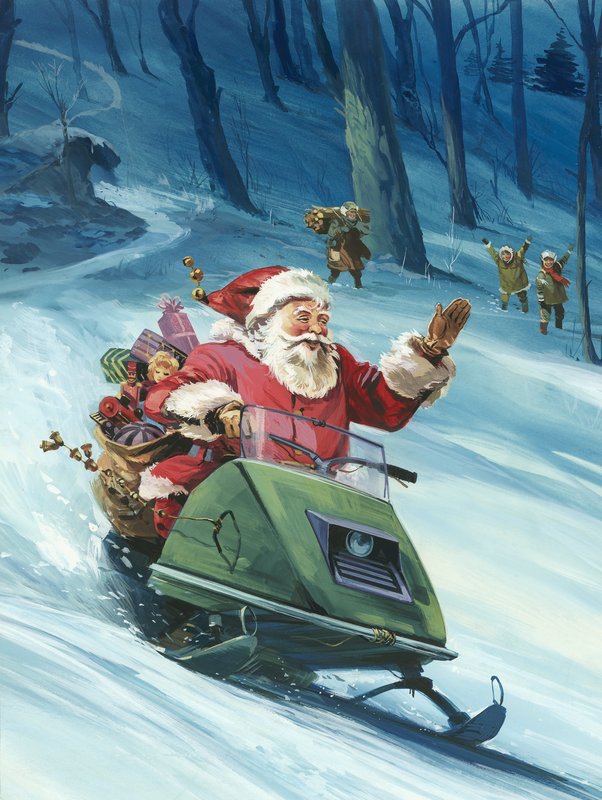 Santa do século XX de English School