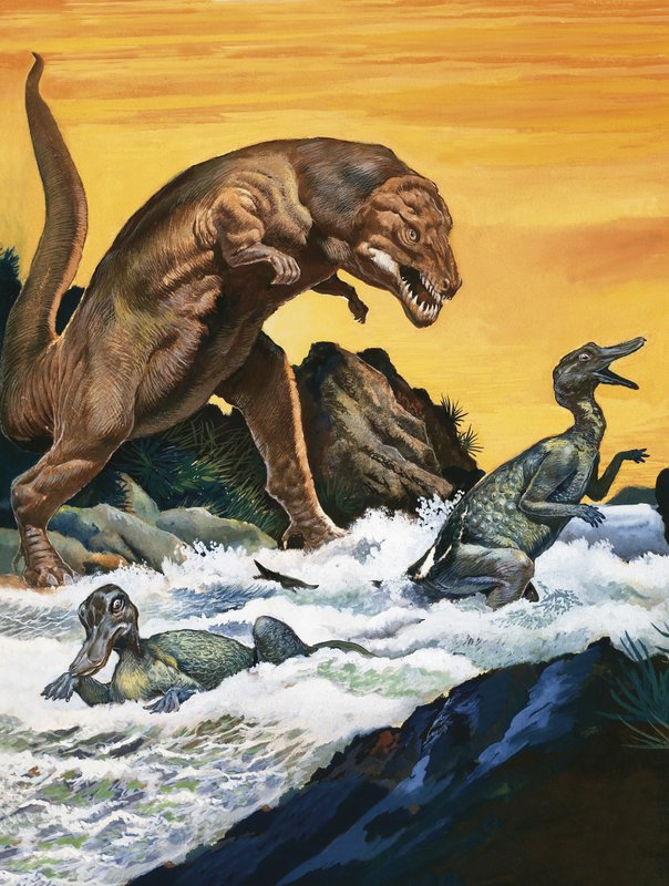 Ataques de Tiranossauro Rex de English School