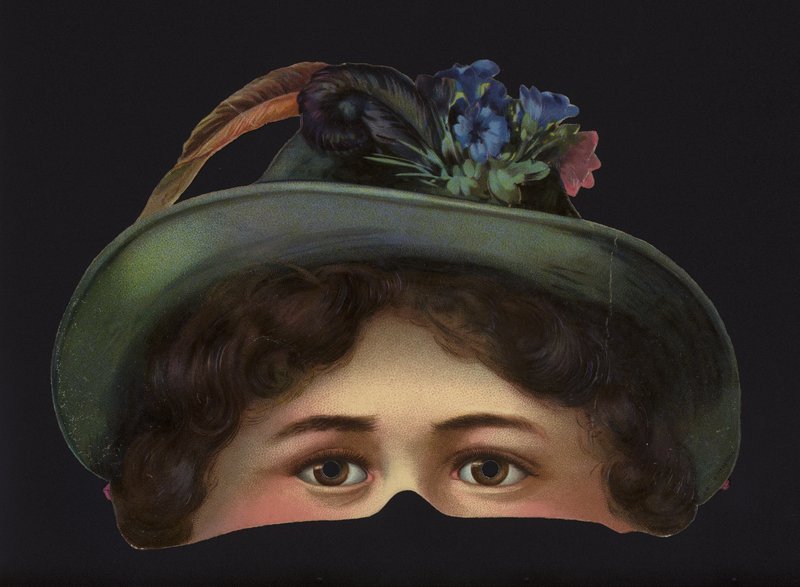 Menina tirolesa, máscara vitoriano. de English School