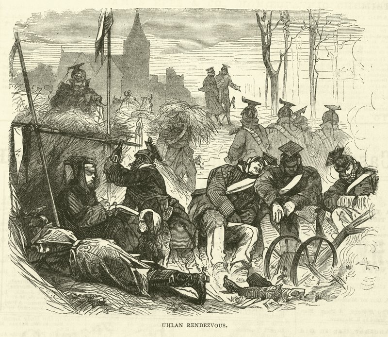 Encontro Uhlan, setembro de 1870 de English School