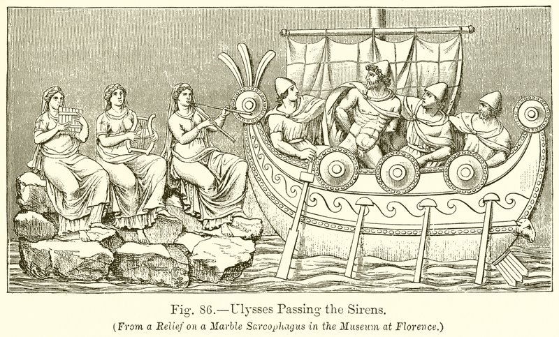 Ulisses passando as sirenes de English School