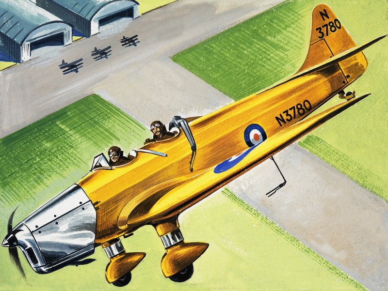Avião não identificado, sobrevoando os cabides de English School