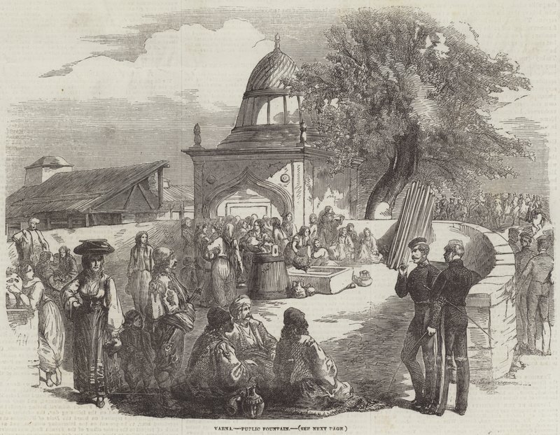Varna, Fonte Pública (gravura) de English School