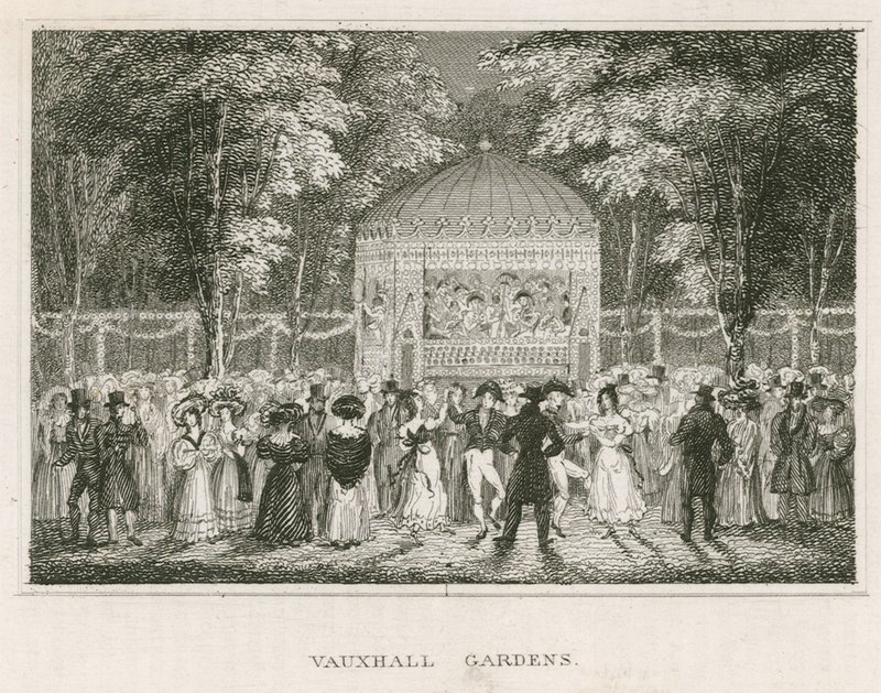 Jardins Vauxhall, Londres de English School