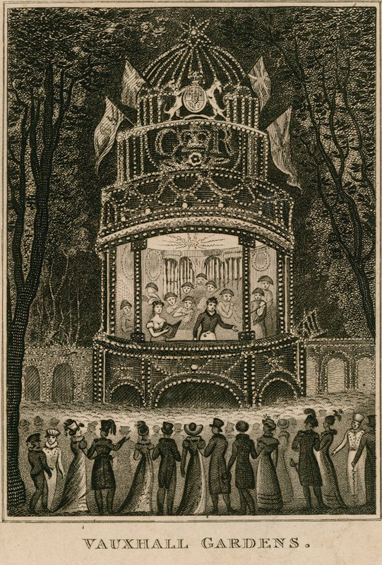 Jardins Vauxhall, Londres de English School