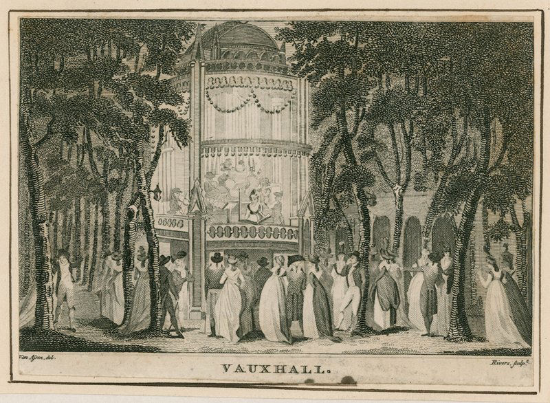 Jardins Vauxhall, Londres de English School