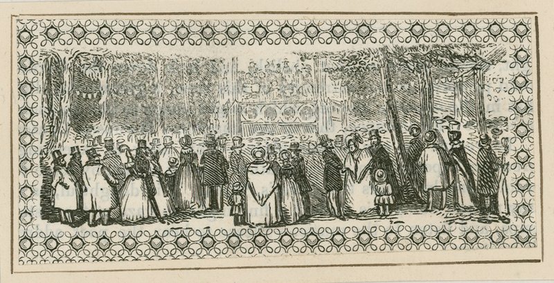 Jardins Vauxhall, Londres de English School