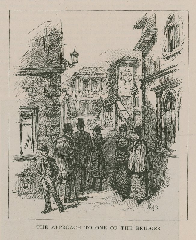 Veneza em Londres: Sketches at Olympia - A abordagem de uma das pontes de English School
