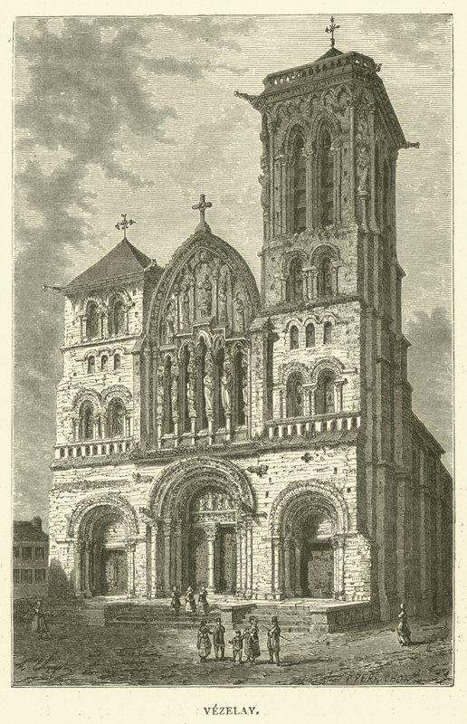 Vezelay (gravura) de English School