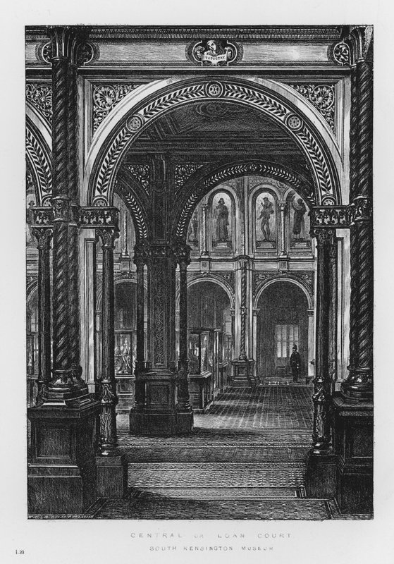 Victoria And Albert Museum: Central ou Tribunal de Empréstimos (gravura) de English School