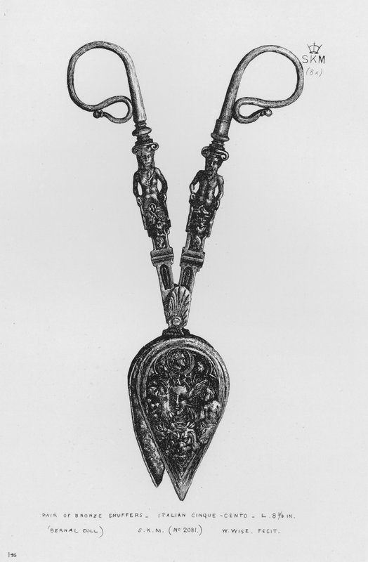 Victoria And Albert Museum: Par de Rápidos de Bronze, italiano, Cinque-cento (gravura) de English School