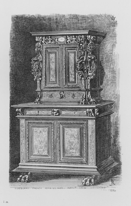 Victoria And Albert Museum: Sideboard, French Renaissance, cerca de 1500 de English School