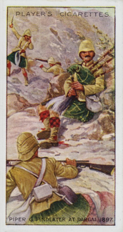 Victoria Cross: Piper G Findlater, em Dargai, Índia de English School
