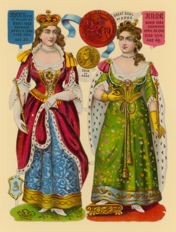 Sucata vitoriana: Queen Mary, Queen Anne de English School