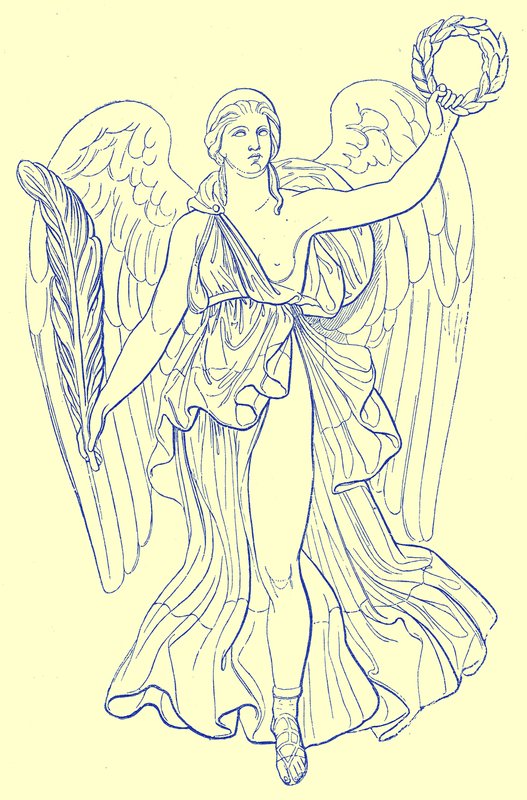 Vitória, coleção de Munique, ilustração para ornamento histórico por James Ward, 1897 (imagem digital reforçada) de English School