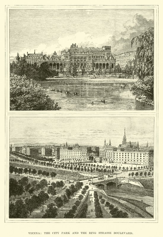 Viena, o parque da cidade e a avenida Ring Strasse de English School