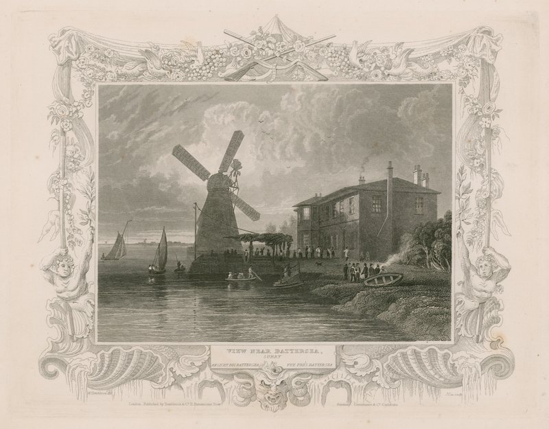 Veja perto de Battersea de English School