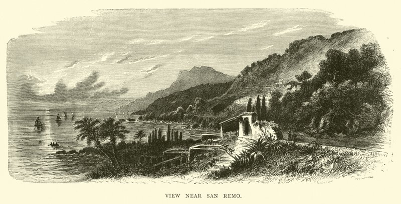 Veja perto de San Remo de English School