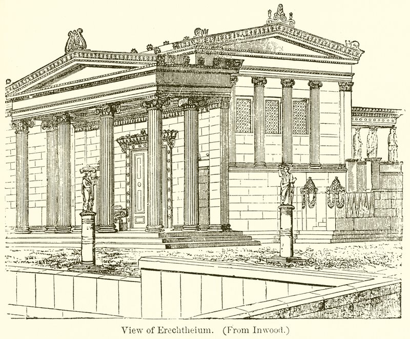 Vista do Erechtheium de English School