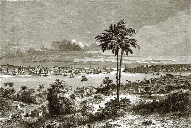 Vista de Havana, a capital de Cuba de English School