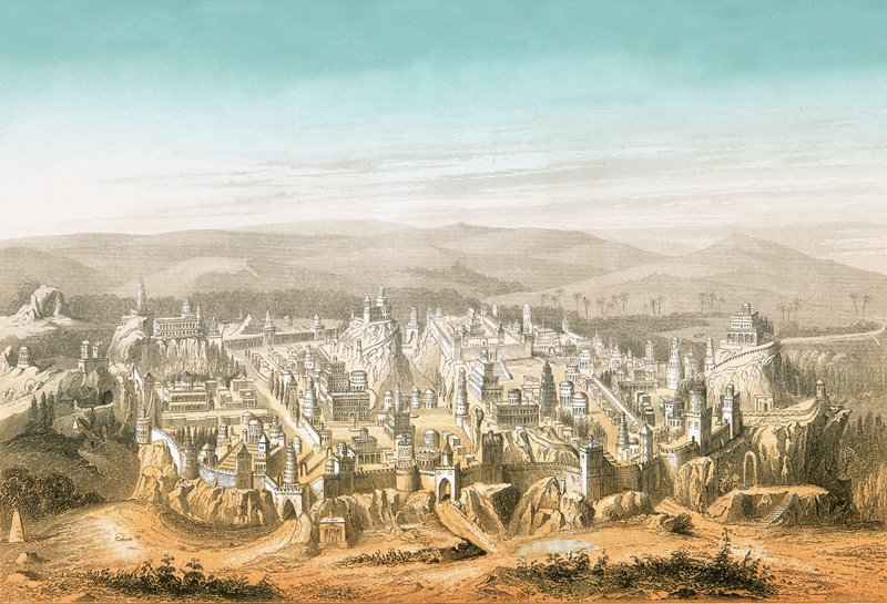 Vista de Jerusalém de English School