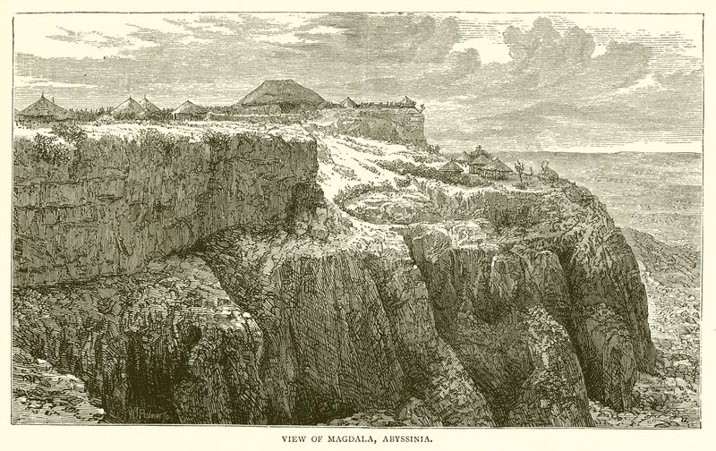 Vista, de, magdala, abyssinia de English School