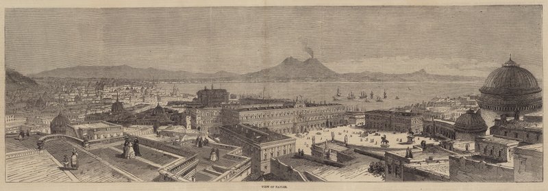 Vista de Nápoles (gravura) de English School