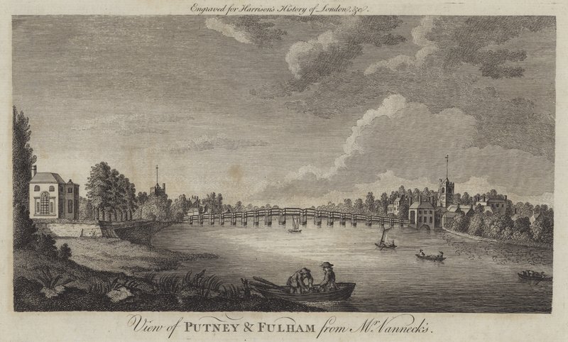 Vista de Putney e Fulham do Sr. Vanneck