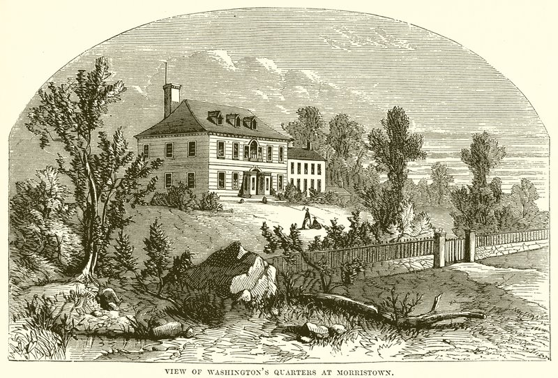 Vista, de, Washingtons, quartos, em, Morristown de English School