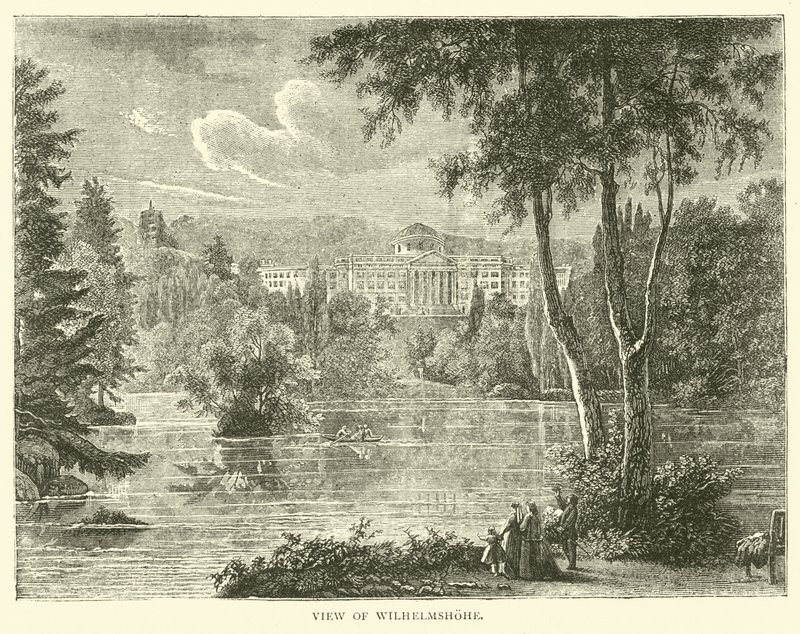Vista de Wilhelmshohe, setembro de 1870 de English School