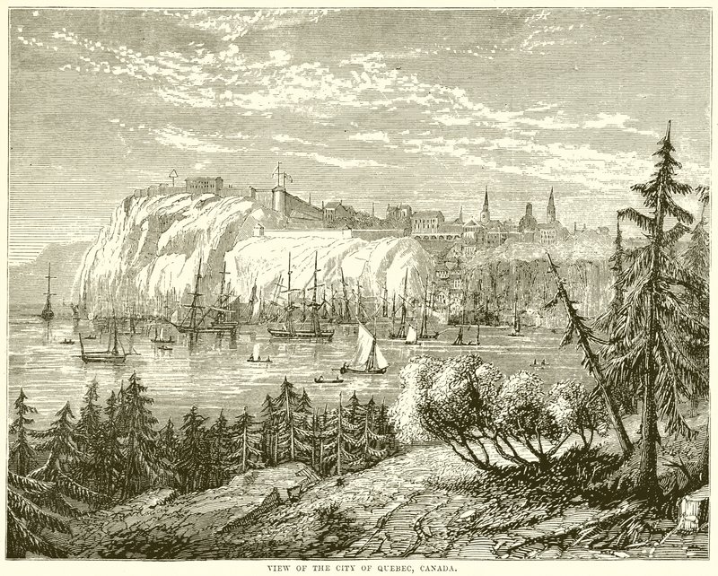 Vista, de, cidade, de, quebec, canadá de English School