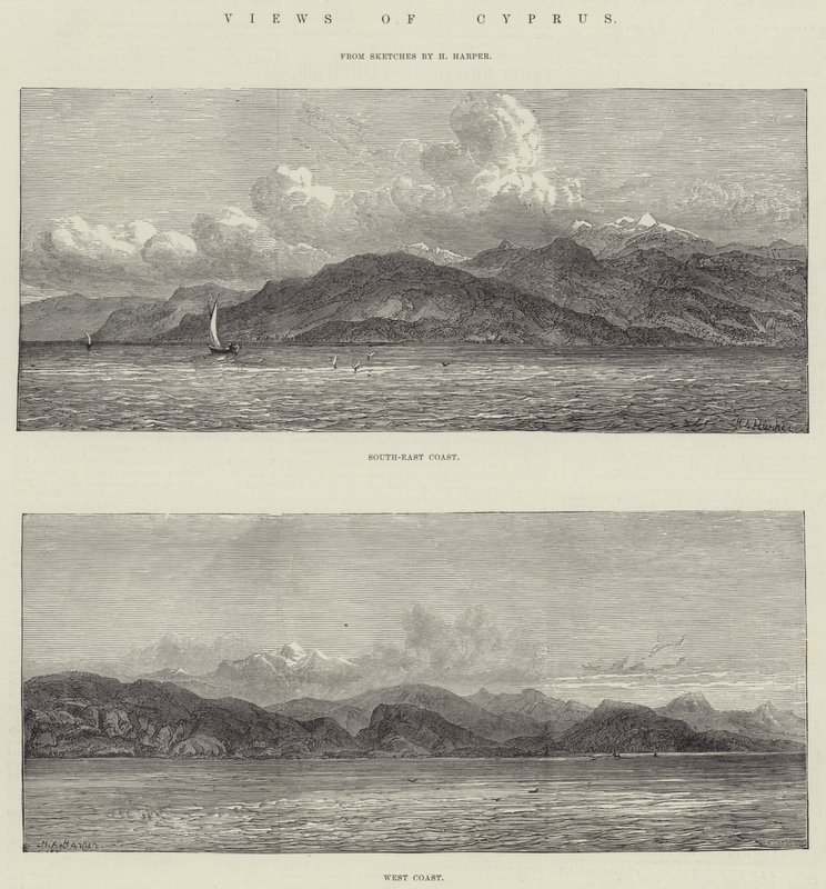 Vistas de Chipre (gravura) de English School